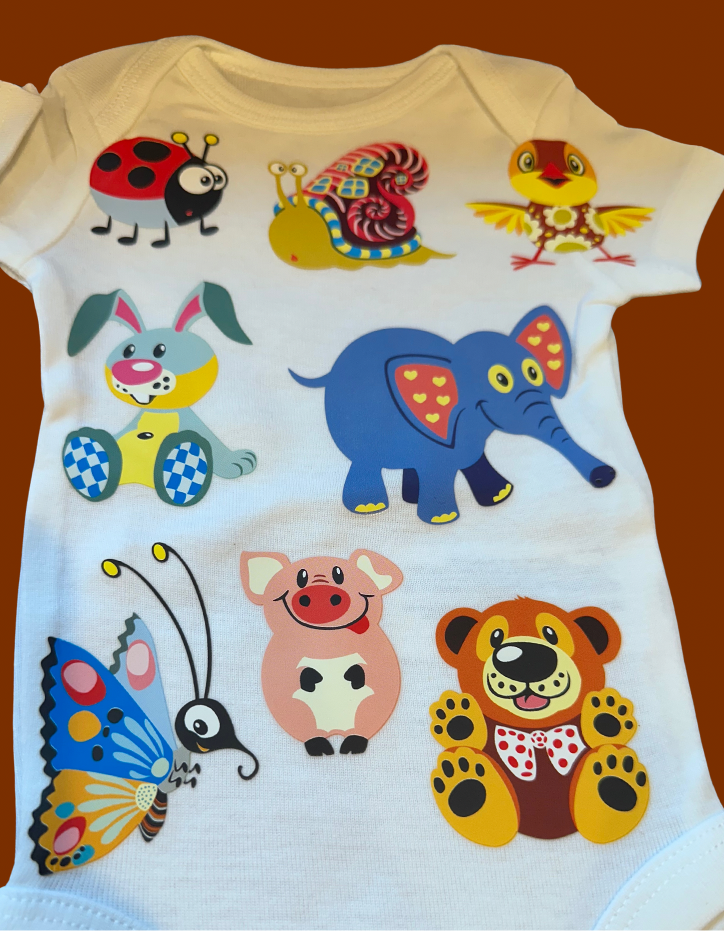 Baby boy newborn colorful Animal Set