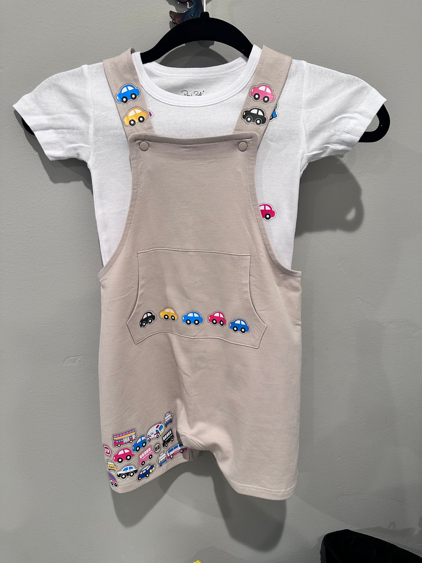 Small Car Body Jump Suit Set (unisex) size 3T