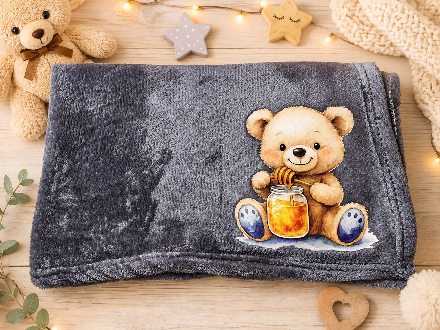 Newborn soft wrap blanket
