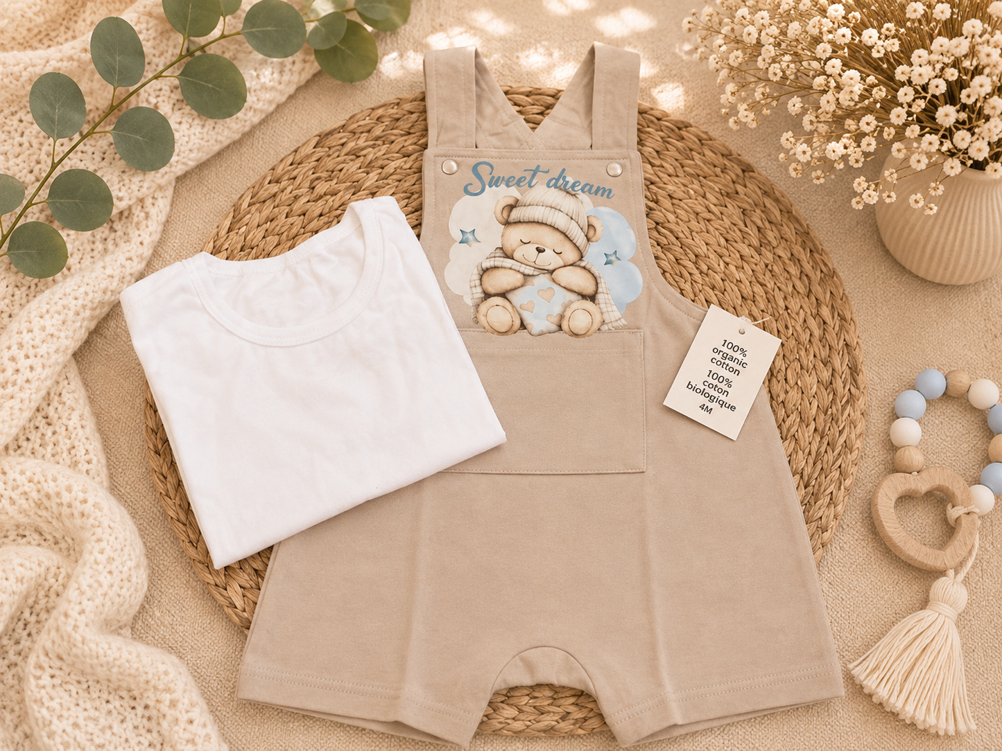 100% organic cotton jumper with white shirt