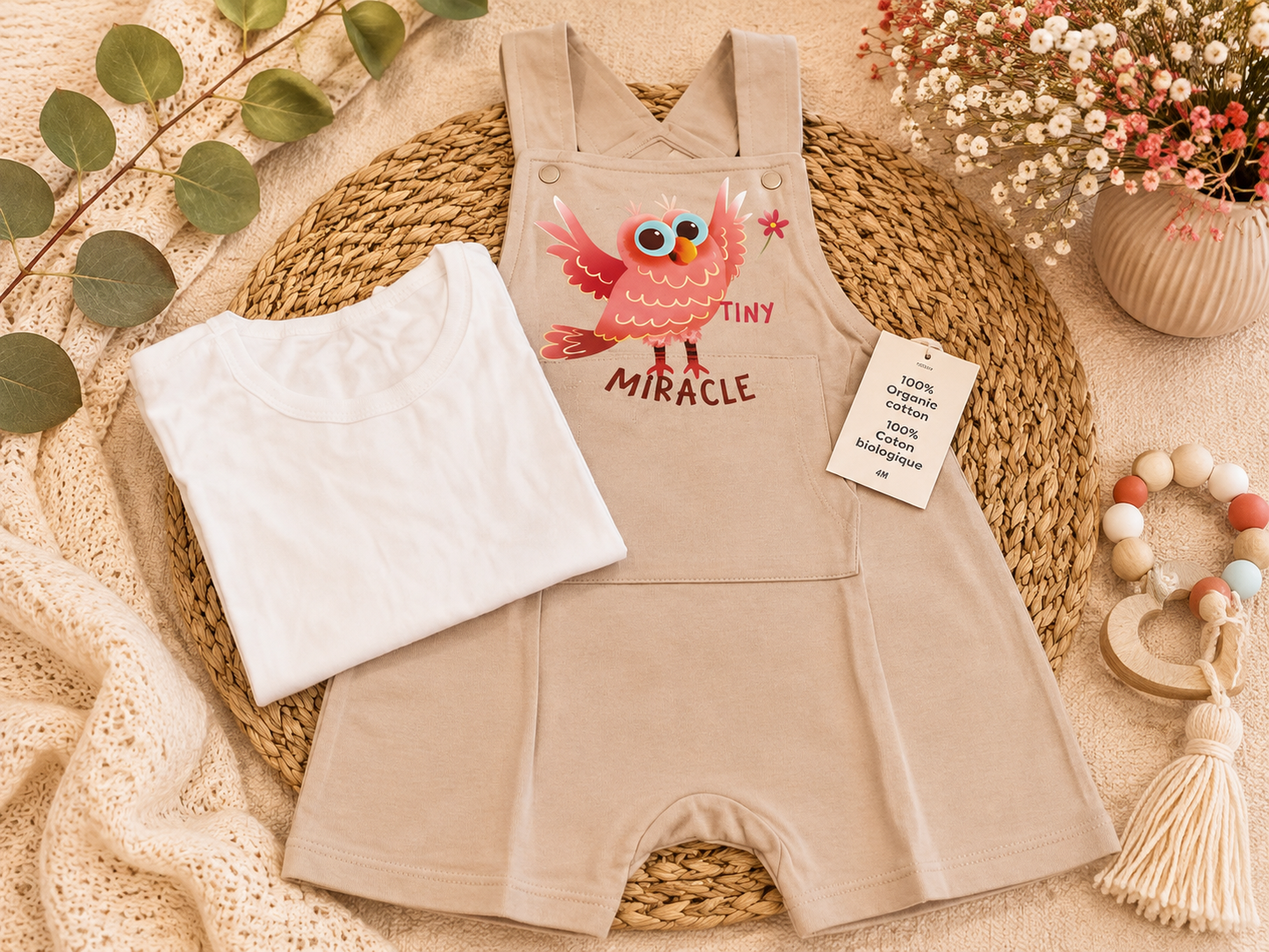 100% organic cotton jumper with white shirt