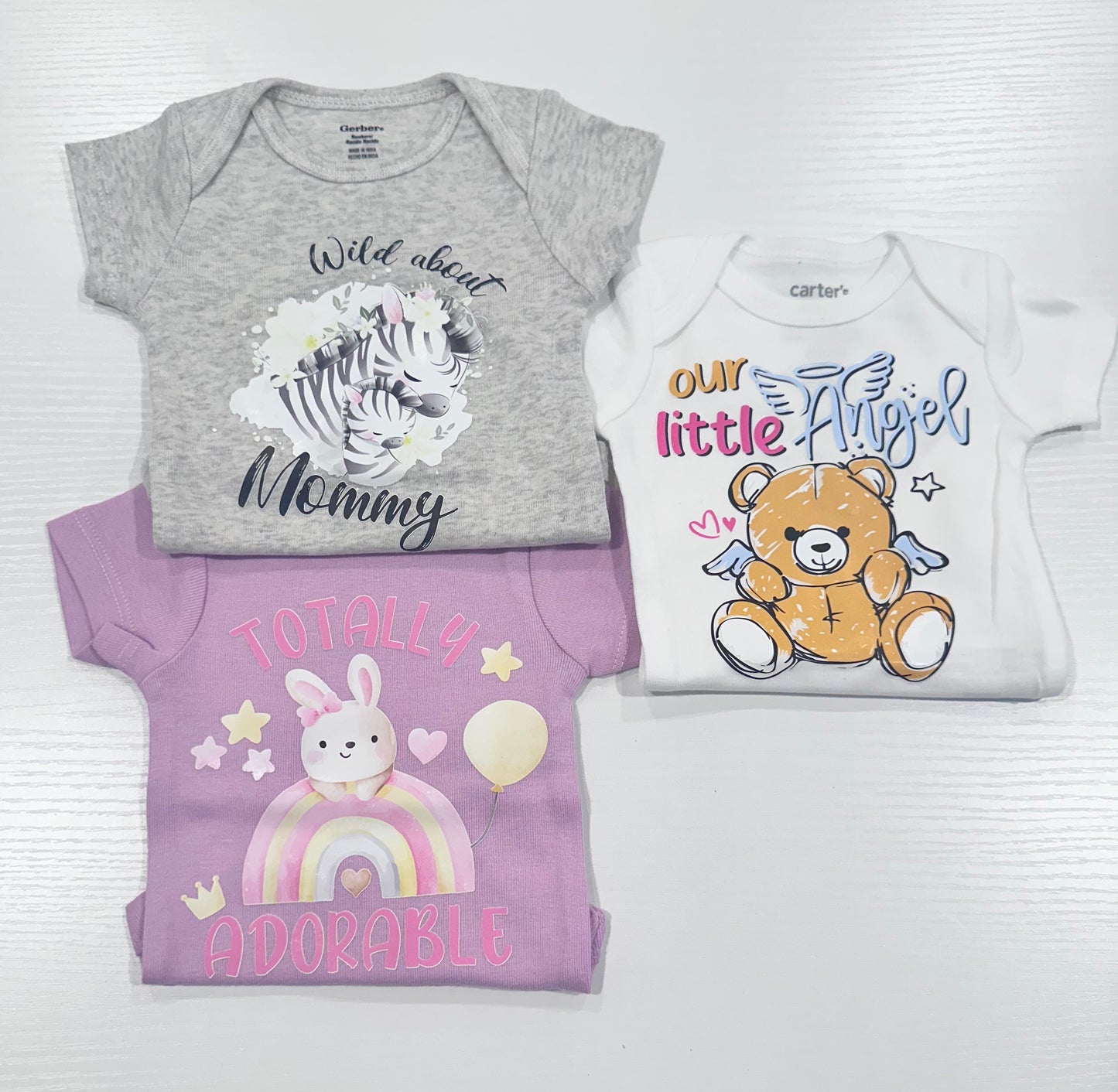 Baby girl, onesie set Of 3