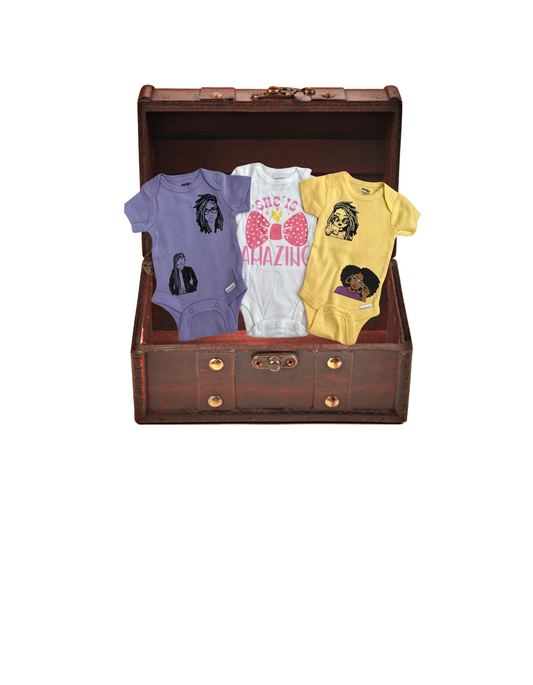Baby girl New Born onesie set