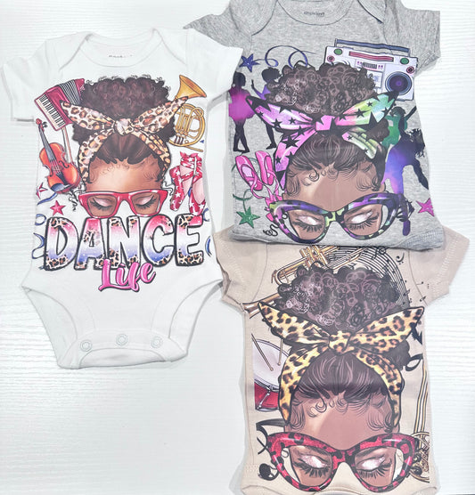 Baby girl, onesie set Of 3