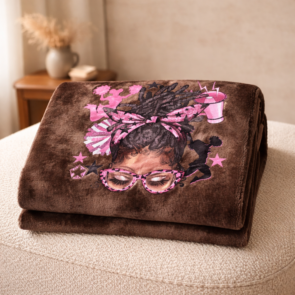 Infant Personalized Soft Flannel Travel  Blankets