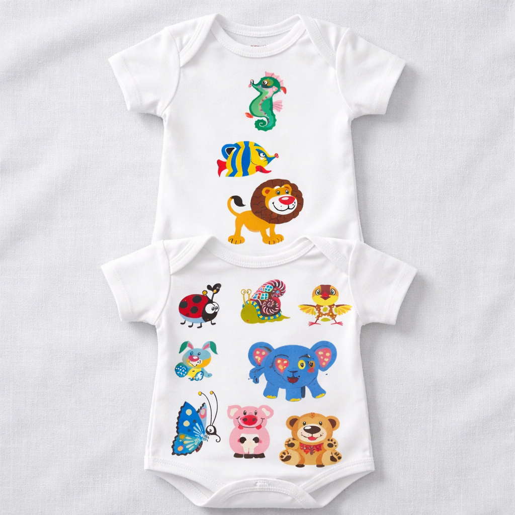 Baby boy colorful Animal Set Of 2