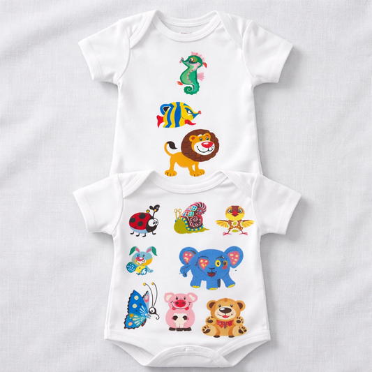 Baby boy colorful Animal Set Of 2