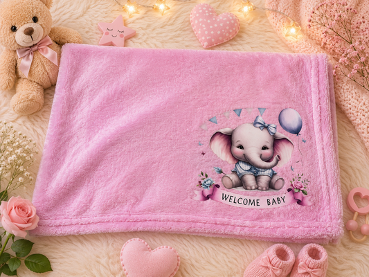 Newborn soft wrap blanket