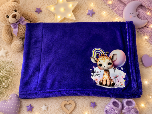 Newborn soft wrap blanket