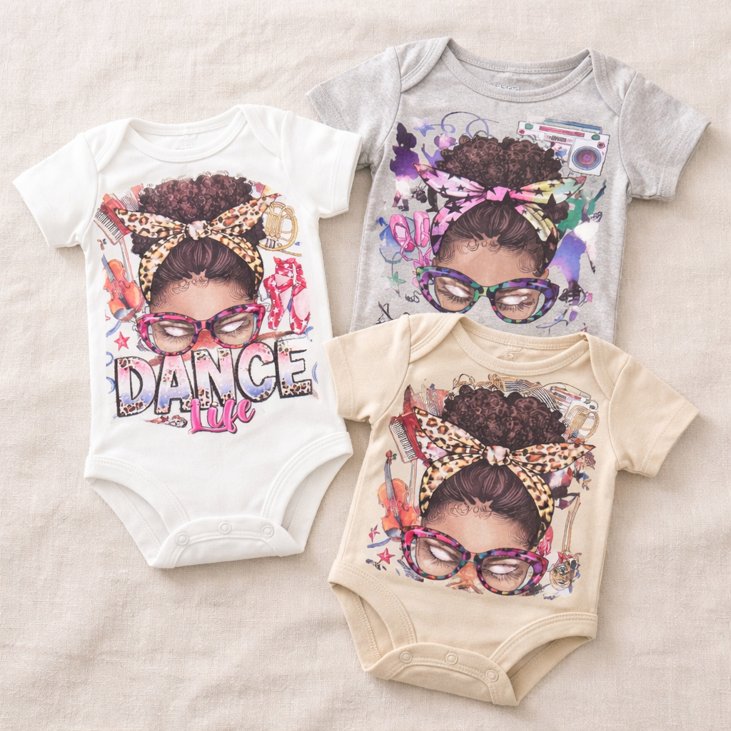 Baby girl, onesie set Of 3