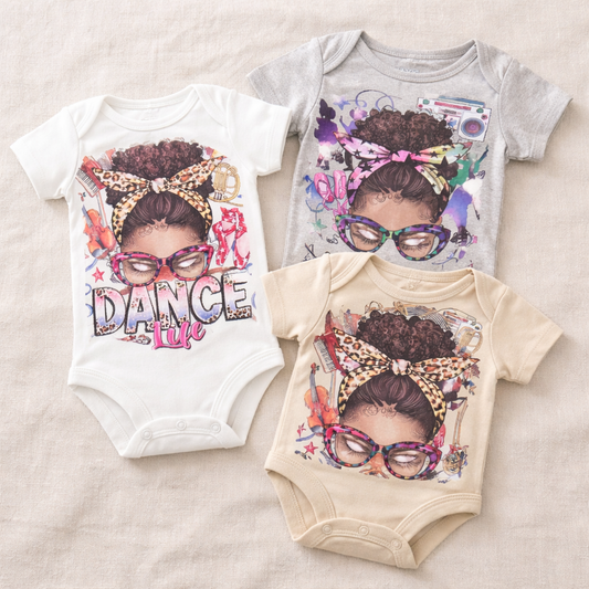 Baby girl, onesie set Of 3